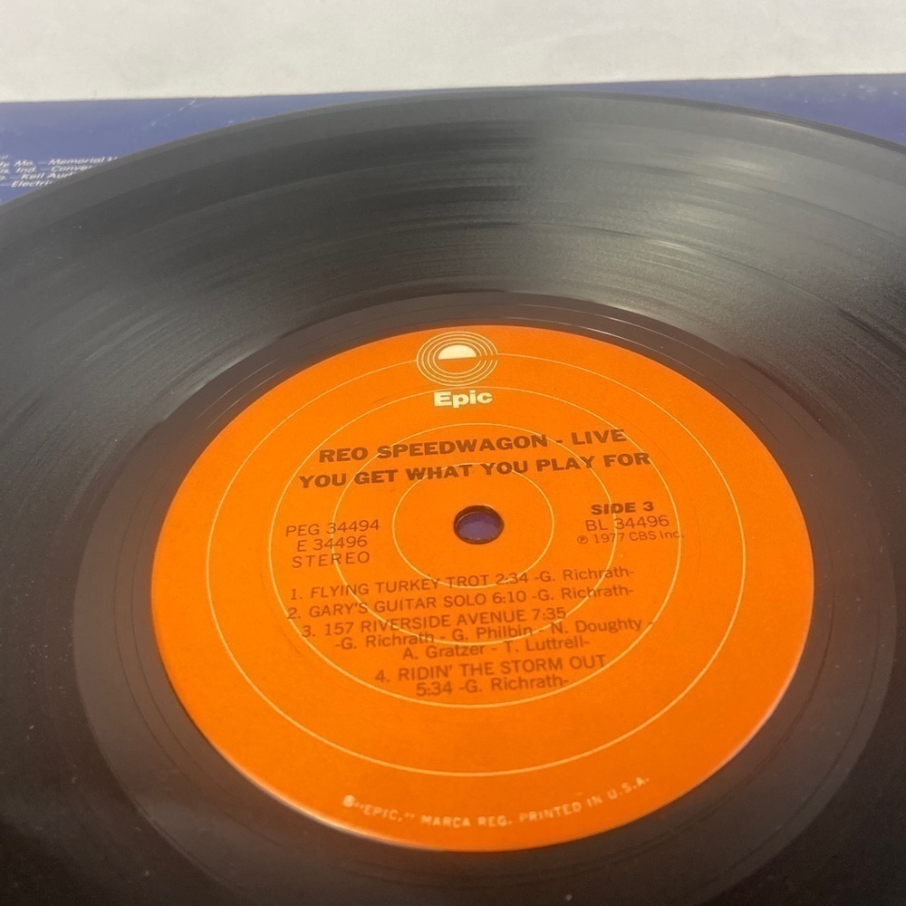 REO Speedwagon LP LIVE You Get What You Play For - Picture 6 of 11
